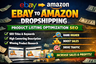 do ebay to amazon dropshipping product listing optimization SEO