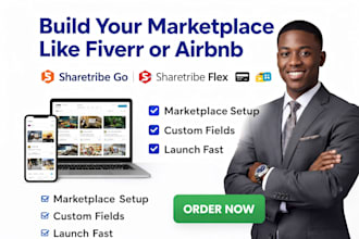 build your sharetribe marketplace website sharetribe go flex expert