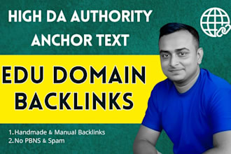high da authority educational domain backlinks