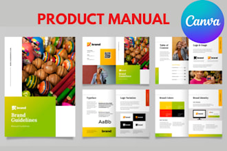 create instructional manual, user guide, training manual, product installation