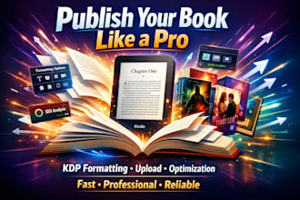 format ebook and paperback for amazon KDP, kindle expert