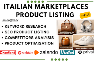 optimize product listing on privalia eprice subito vinted zalando kaufland SEO