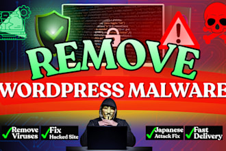 remove website malware, virus and fix wordpress website fast