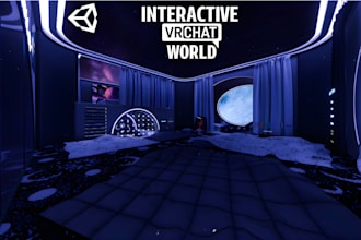 fix, upload, create interactive vrchat world,vr world, vrc world,metaverse world