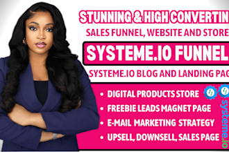 systeme io sales funnel systeme io website systeme io landing page online course