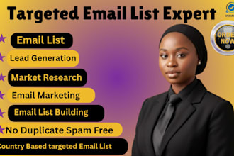 do niche targeted verified email list, b2b lead generation, lead scraping