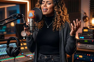 record professional vocals and deliver stems any genres