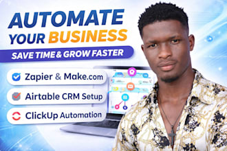 build and fix make com, airtable, zapier, n8n and automation workflows