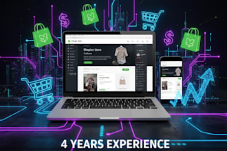 create shopify site for you