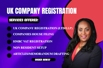 do uk company formation, companies house filing, vat registration for ltd, llp