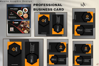 design a modern professional business card and certificate