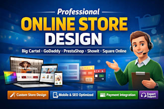 big cartel godaddy prestashop showit square online store design ecommerce