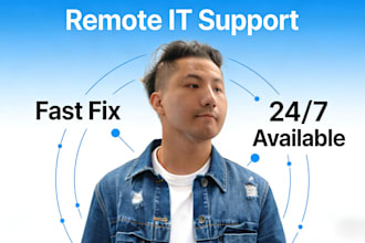 fix windows and mac computer issues and provide 24 7 remote IT support