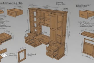 design custom woodworking plans