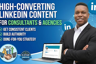 create high converting linkedin content for marketing consultants and agencies