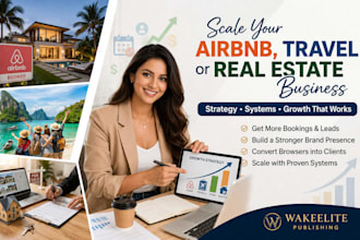 do airbnb business management, travel and tours business strategy realtor growth