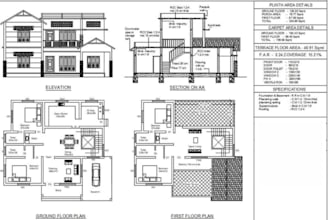 design uk building regulation, loft conversion and house extension drawing