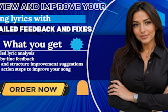review and improve your song lyrics with detailed feedback and fixes