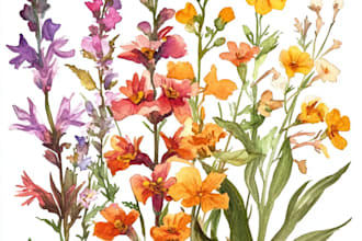 design vintage botanical illustration
