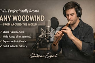 professionally record any woodwind from around the world