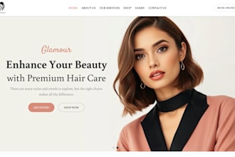 design beauty shopify website skincare store lipsticks, cosmetics, spa website