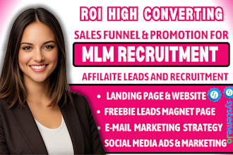 mlm promotion, mlm sales funnel,affiliate recruitment,mlm leads,mlm sales funnel