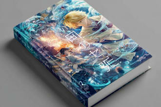 create a unique book cover design