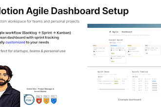 build your notion agile dashboard for project management