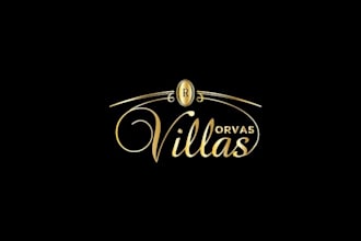 create a luxurious artwork logo for orvas villas