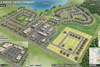 design plot plan, site plan, lot subdivision, site map  and master plan