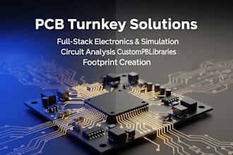 do circuit analysis pcb, turnkey electronics pcb library, footprint creation pcb