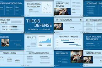 design educational presentation, lecture slides design, redesign thesis defense