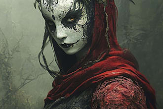 do horror character design