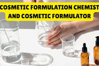 be your cosmetic formulation chemist and cosmetic formulator