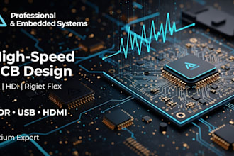 high speed impedance controlled rf hdi rigid flex pcb esp32 usb hdmi in altium