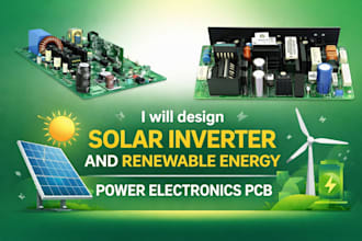 design solar inverter and renewable energy power electronics pcb
