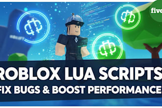 do roblox scripting and programming roblox lua script fix bugs and coding