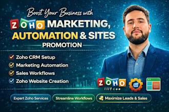 setup zoho crm setup zoho campaigns zoho sites zoho salesiq zoho desk zoho form