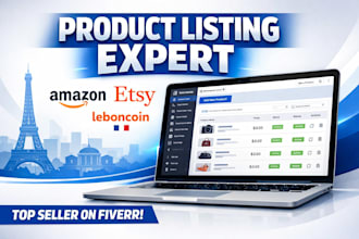 do product listing on french amazon decathlon merlin leboncoin etsy marketplace
