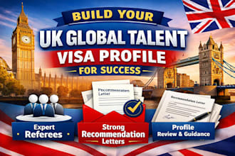 build UK global talent profile for visa approval