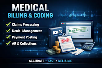 do medical billing, coding, denial management, and payment posting
