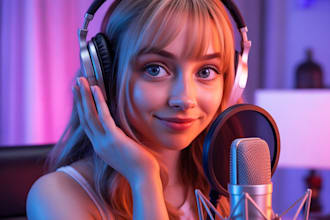 record sensual anime female voice over asmr cute mommy voice acting sfw nsfw