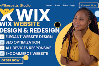 wix website redesign design wix website wix online store wix design