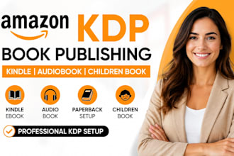 setup amazon kdp to sell out your kindle book, audio book and children book