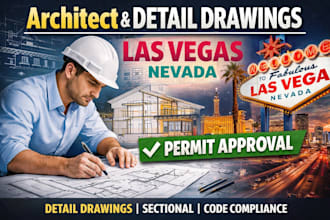 architect architectural drawing detail drawings in las vegas nevada permit city