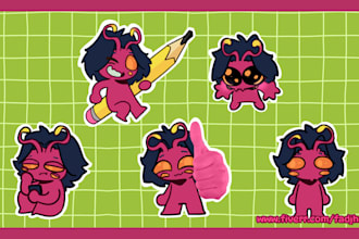 create stickers design for your