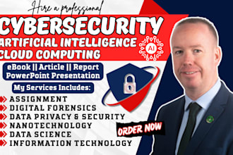 do expert cybersecurity reports and technical writing