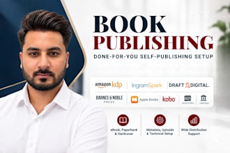 provide amazon KDP book publishing and global distribution service