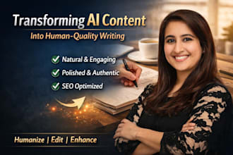 help edit and humanize ai generated content