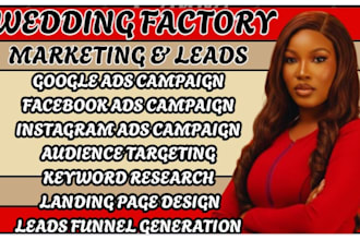 wedding factory marketing wedding factory ads wedding factory leads bridal leads